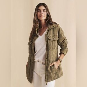 Faherty Green Utility Jacket